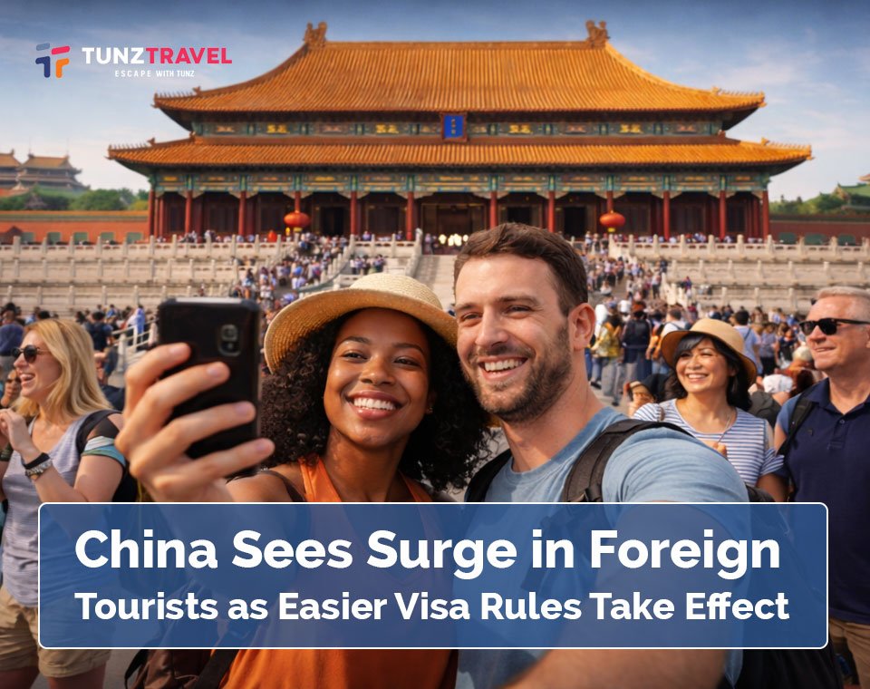 China sees surge in foreign tourists as easier visa rules take effect