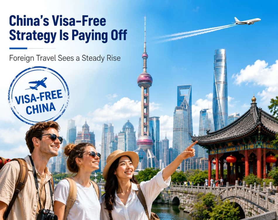 China Visa free strategy is paying off